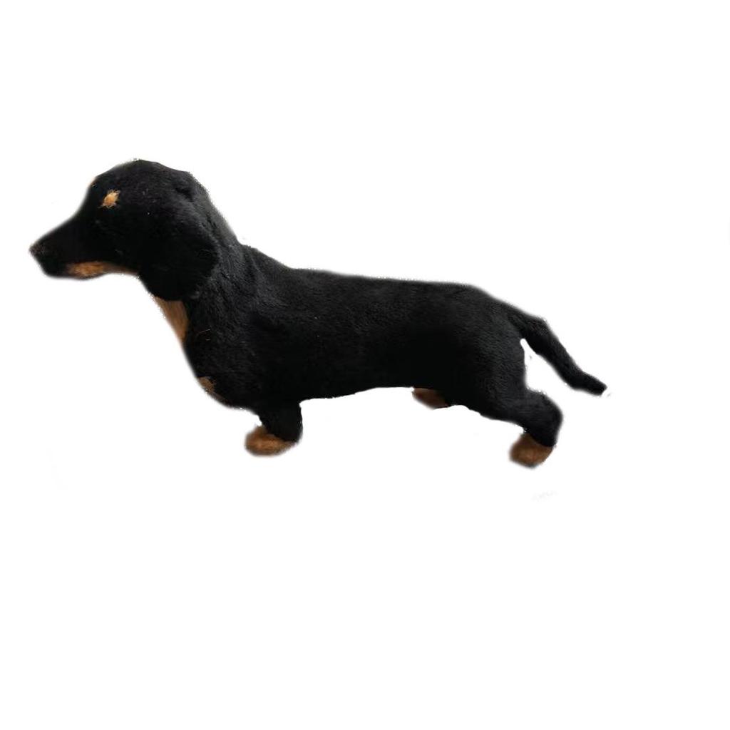 Игрушка такса: Маленькая модель животного, украшение