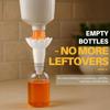 Universal Bottle Emptying Refill Dispenser Funnel Adapter Leakproof Liquid Transfer Connector For Oil Lotion Shampoo