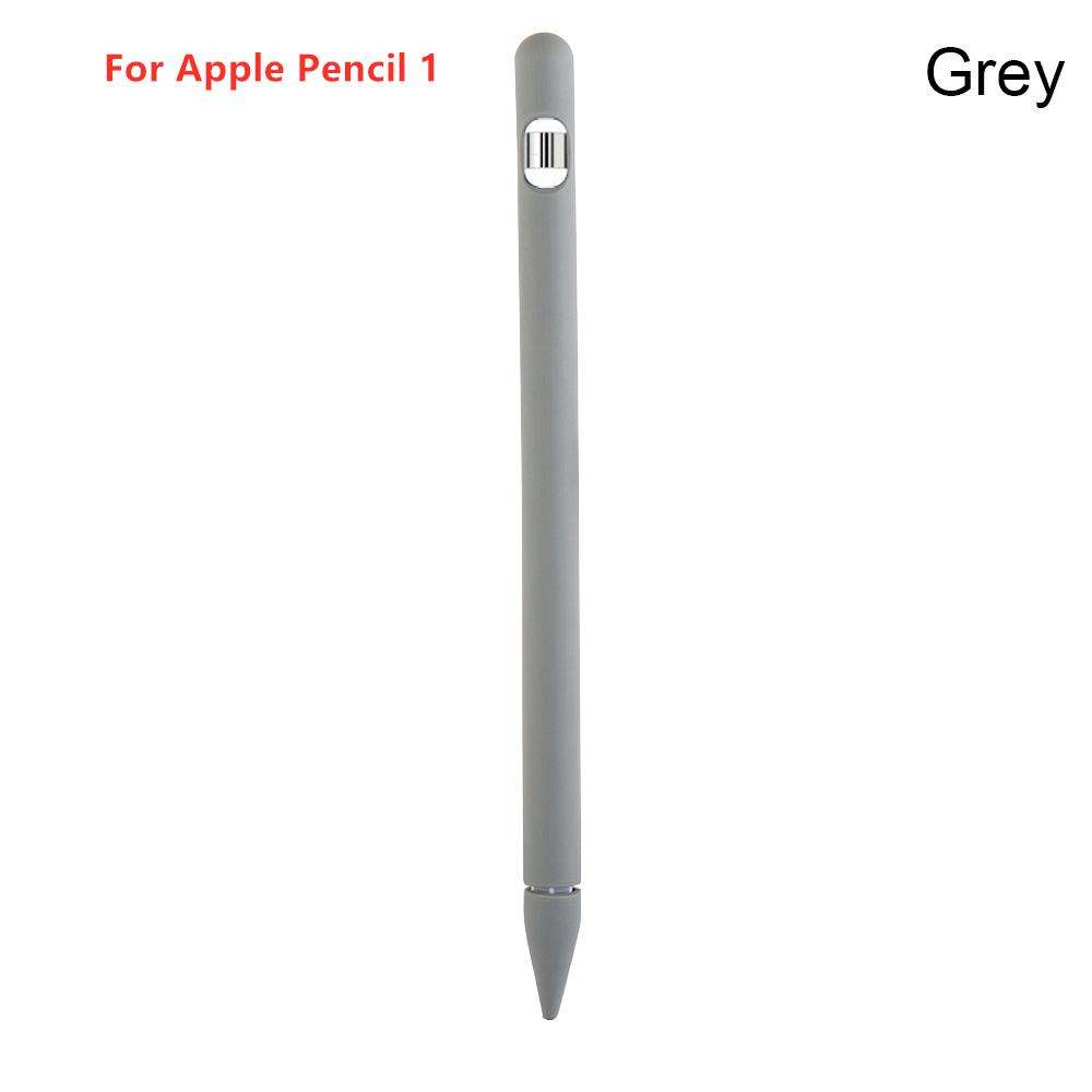 4 In 1 Colorful Soft Silicone Cover For Apple Pencil 1st Generation Case For iPad Tablet Touch Pen Stylus Protective Sleeve Case
