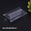 50pcs/set Party Plastic Wedding Favors Pillow Shape Candy Boxes Gift Bag Cookie Pouch