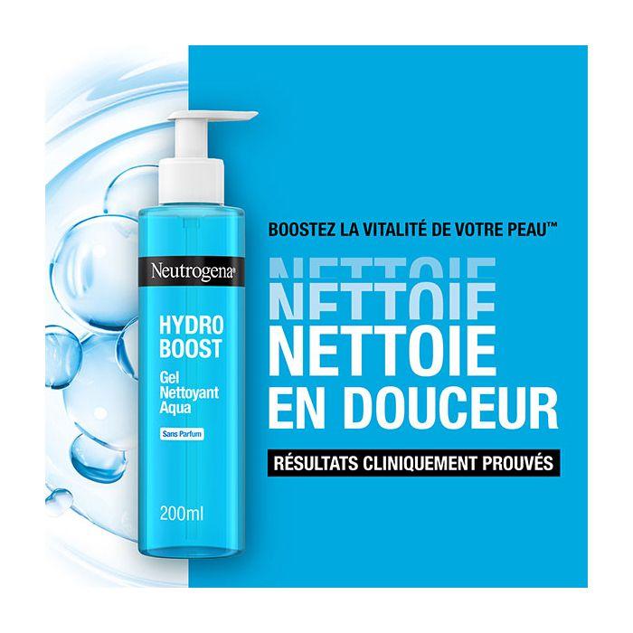 Neutrogena Hydro Boost Gel Nettoyant Hydratante Visage Sans Parfum 200 ml