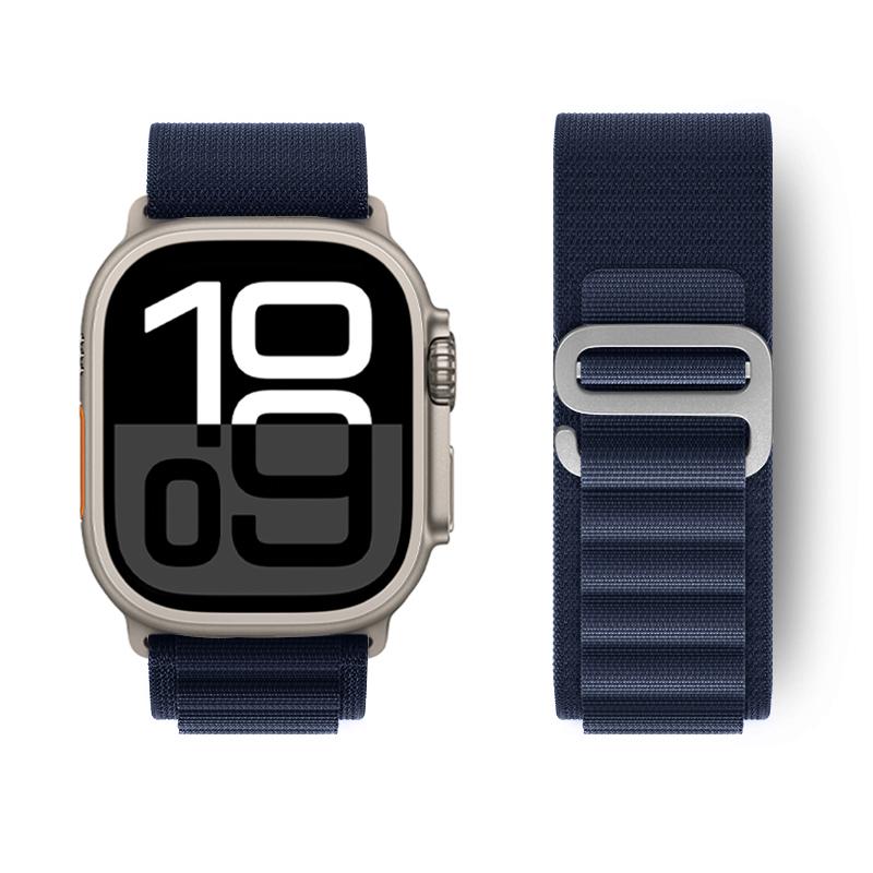 Ремешок Alpine Loop для Apple Watch Ultra 2 Band 49 мм 45 мм 44 мм 40 мм 41 мм 46 мм 42 мм 38 мм Браслет iWatch Series 10 SE 9 8 7 6 5 4