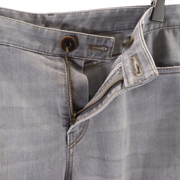 Brunello Cucinelli Made In Italy Tapered Denim Pants USA4 Gray Jeans Women Used