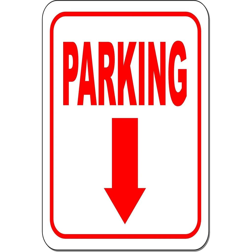 Vintage No Parking Anytime Metal Tin Signs Posters Plaque Iron Painting Decoration for Garage Outdoors Home Club Bar Wall Decor