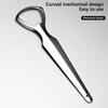 Tongue Scraper Cleaner For Adults & Kids Portable Stainless Steel Tongue Scraper For Removing Large Opening Tongue Cleaner Tool