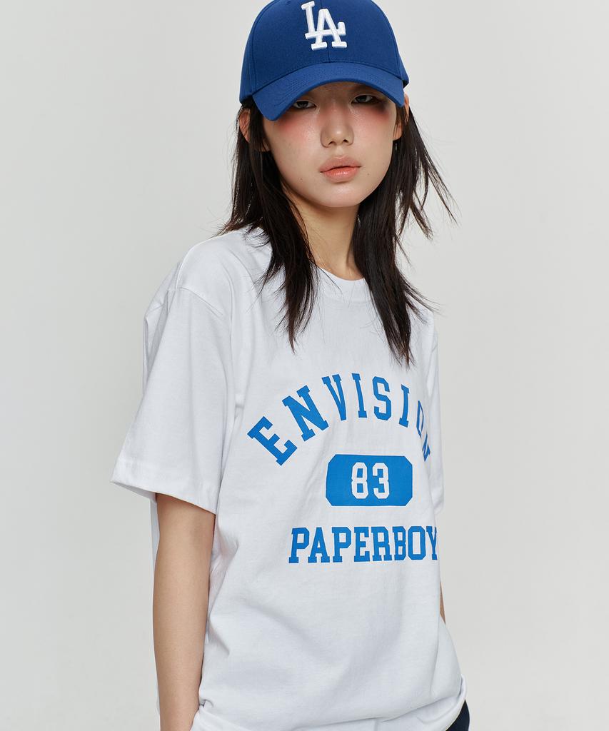 PAPERBOY Envision Short Sleeve T-Shirt - White