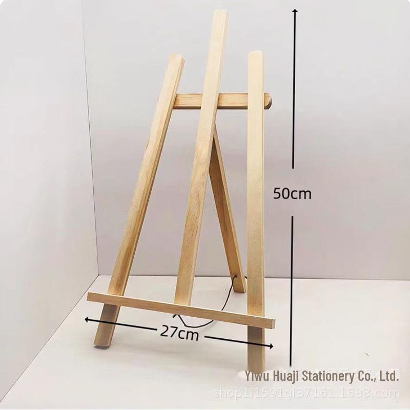 Детский небольшой деревянный настольный мольберт для рисования - идеально подходит для выставок произведений искусства в детском саду