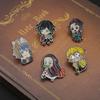 Горячая распродажа Значок металлический commemorative cos props Q version Tanjiro брошь, периферия манги Клинок, рассекающий демонов