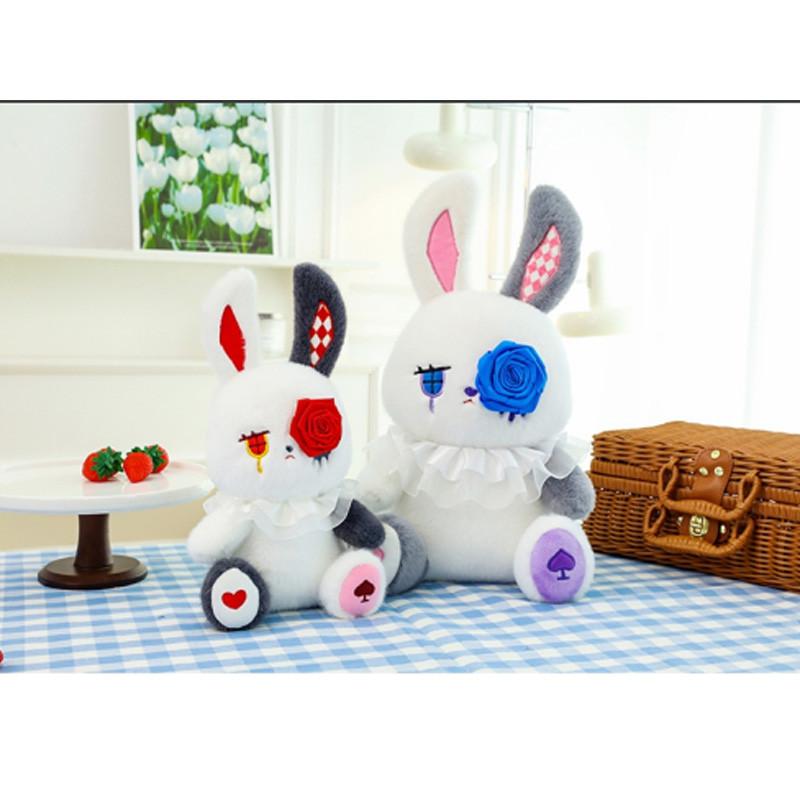 Adorable Rose-themed Plush Rabbit Toy Perfect For Halloween And Gift Giving