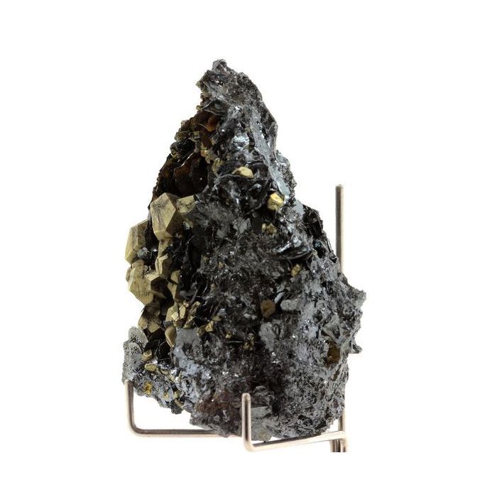 Pierres et Minéraux. Hematite + Pyrite. 732.0 ct. Elba Island, Tuscany, Italie.
