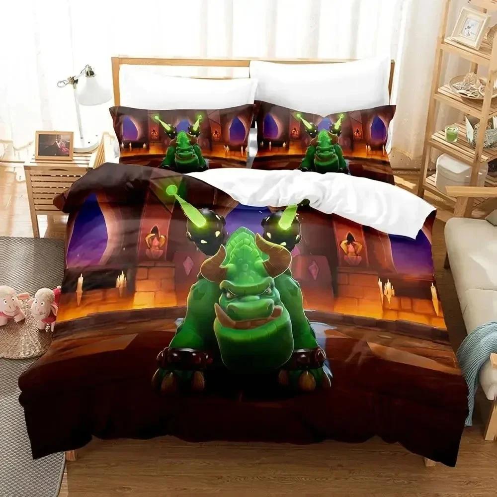 Комплект постельного белья Spyro Reignited Triology для взрослых мальчиков пододеяльник комплект для кровати одинарный полуторный двуспальный королевский комплект постельного белья мягкий и удобный