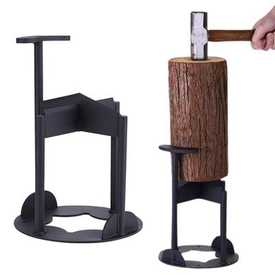 Металлический дровокол, прочный, из высокоуглеродистой стали, ручной дровокол для растопки, клин для наружного использования