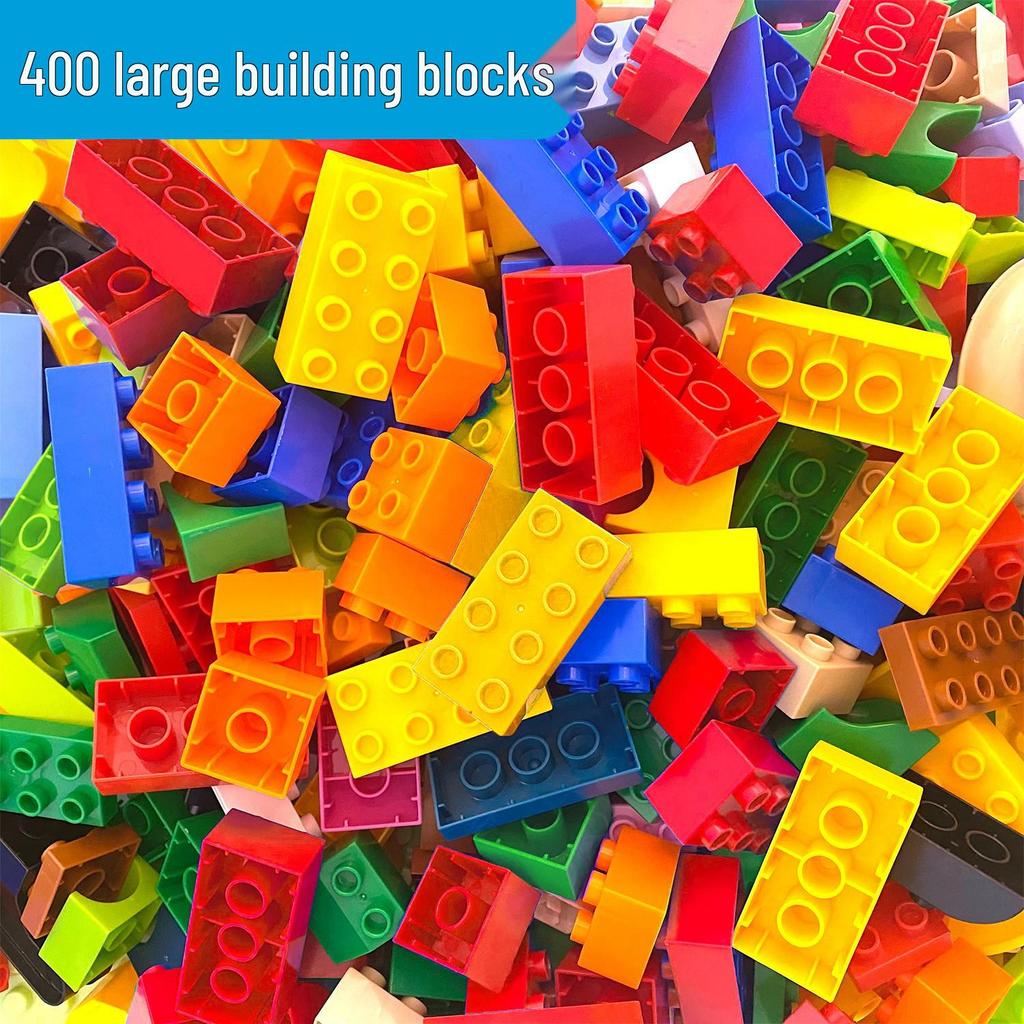 Крупные строительные блоки для детей 4-6 лет - Совместимы с Lego, Идеальны для раннего обучения и творческой игры