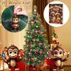 Monkey Advent Calendar 2025 2D Acrylic Monkey Hanging Ornament for Christmas Tree 24 Days Christmas Countdown Calendar for Kids Adult