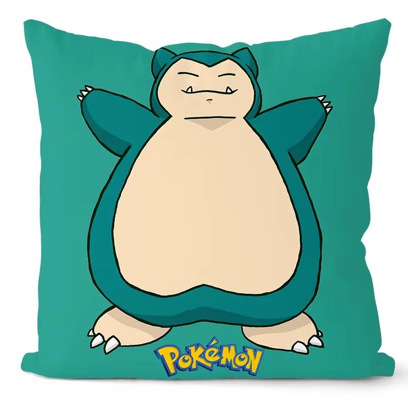 Pokemon Pikachu Cartoon Anime Pillow Covers Decorative Home Doublesided Print Square Pillow Bedroom Room Decoration Pillowcase