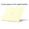 Cream Laptop Case for Apple Macbook Air Pro 13 15 16 Retina M1 Chip 2020 2021 Touch Bar ID Rainbow Hard Protective Shell Cover