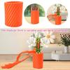 Spiral Flower Vase Stress Relief Fidget Toy Plastic Twisting Vase Flower Holder