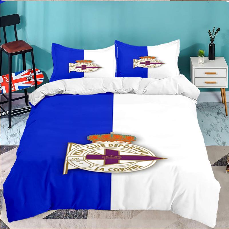 3PCS Deportivo Football Bedding set,Ideal for1pc Duvet Cover And 2pcs Pillowcases Perfect for Christmas gift,Ideal for Bedroom, Dormitory