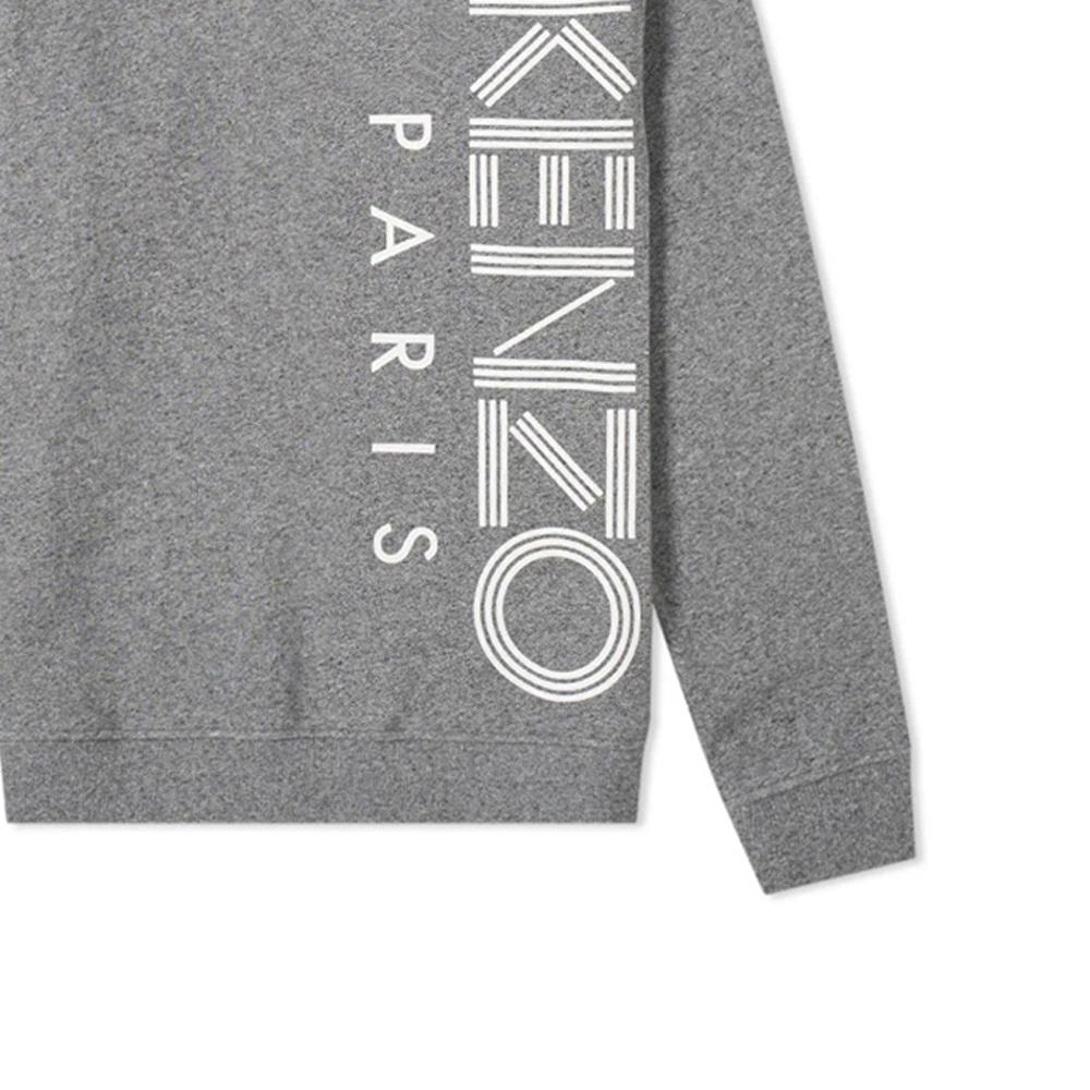 KENZO Sweatshirts Men's Gray Crew Neck Moderate Straight Fit F965SW1324MD-98