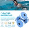 2Pcs Women Kids Water Dumbbell High Density EVA Foam Weight Water Aerobic Weight Loss Floating Exercise Dumbbell Aqua Fitness Barbell