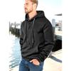 Spring and Autumn New Pullover Solid Color Casual Sports Loose Trendy Long Sleeve Hoodie Men