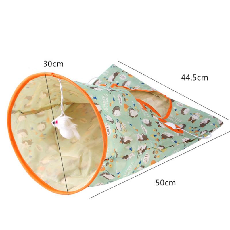 Three-layer Sound Paper Cat Tunnel Interesting Breathable Cat-claw-shaped Hole Tear-resistance