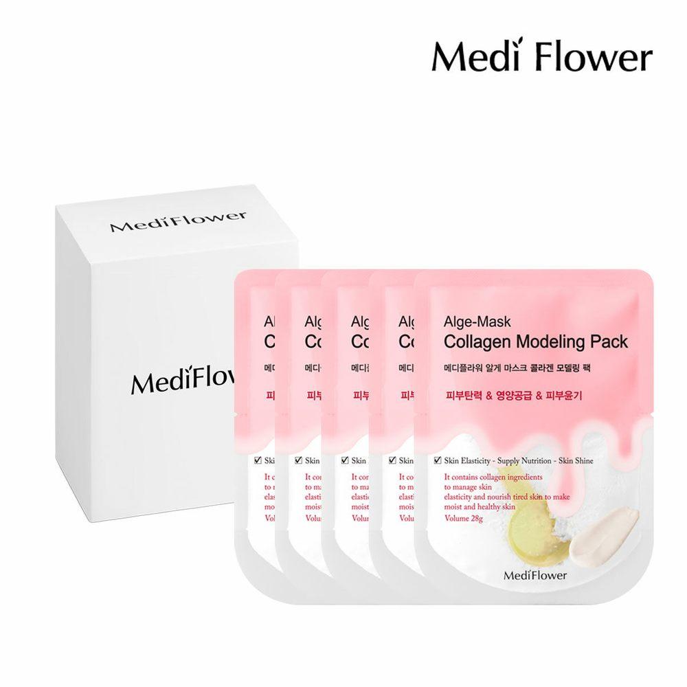 Одноразовый набор для моделирования Medi Flower Diatomaceous Earth, коллаген, 28 г x 5 шт.