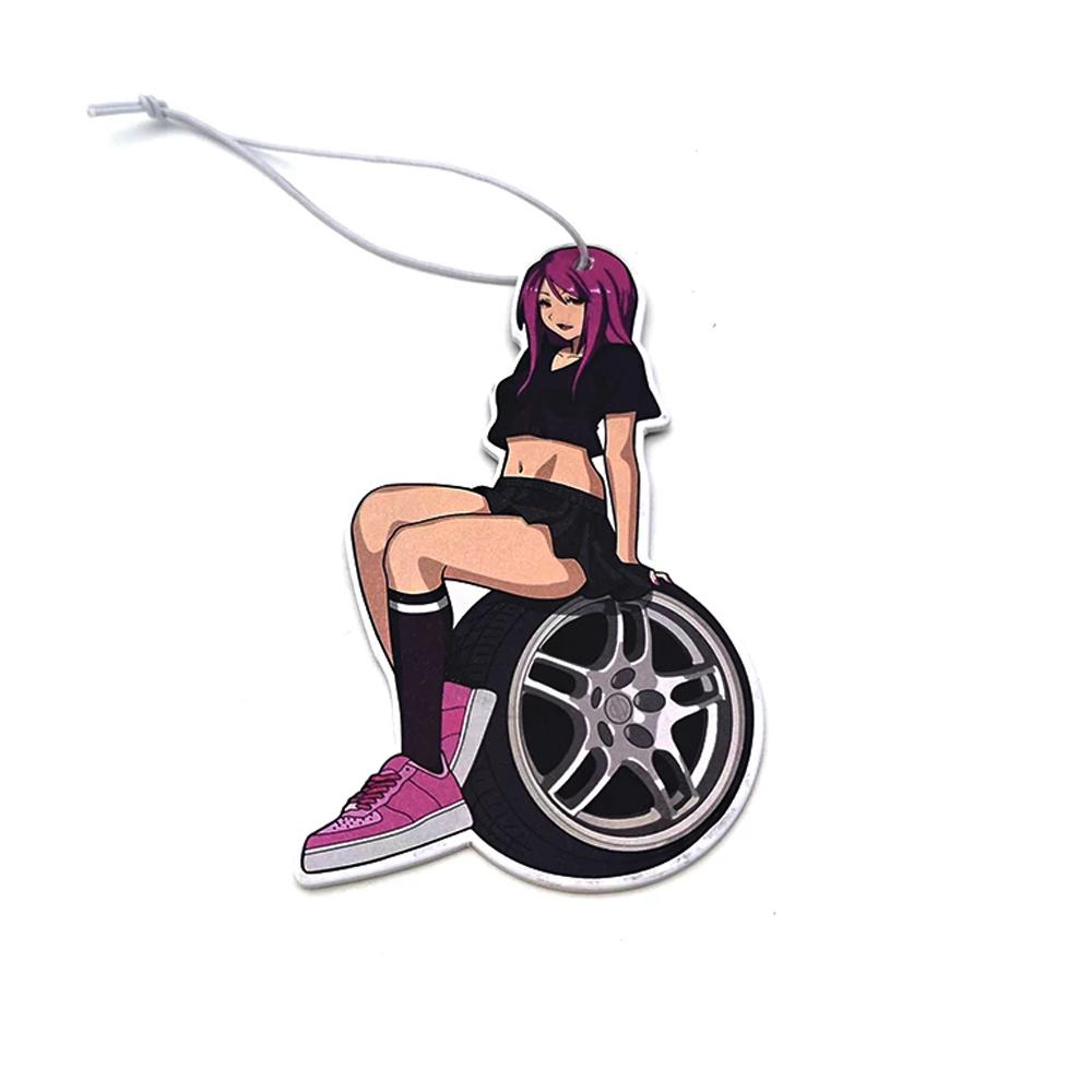 Автомобильные детали Дизайн Освежитель воздуха для автомобиля Подвесной автомобильный задний вид Твердый бумажный обод колеса Поршень Автомобильный диффузор Аксессуары для интерьера Подвеска