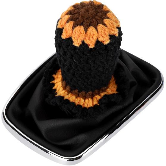 Вязаный чехол на ручку переключения передач, Универсальный милый ручной работы клубничный бохо автомобильные аксессуары для женщин, Чехол на ручку переключения передач, Автомобильный интерьер, Подходит для автомобиля