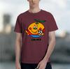 Naranjito 2026 New Fashion Heavyweight Hot Selling Retro Printed Pattern Fun Round Neck Tshirt For Daily Comfort
