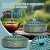 Incense Holder Fly Trap Holder Ceramic Coil Cone Seat Control Decor Zen For Camping Spa Meditation Outdoors Yoga Kitchen Living