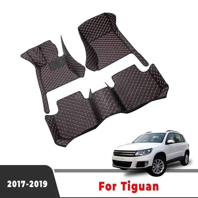 Автомобильные коврики для Tiguan 2018 2017 Ковры на заказ Аксессуары для интерьера Водонепроницаемые автозапчасти Товары для Volkswagen VW