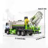 1/50 Alloy City Cleaning Car Engineering Car City Anti-Smog Children's Toy Car with Sound and Light Spray Water Model Toys Kids