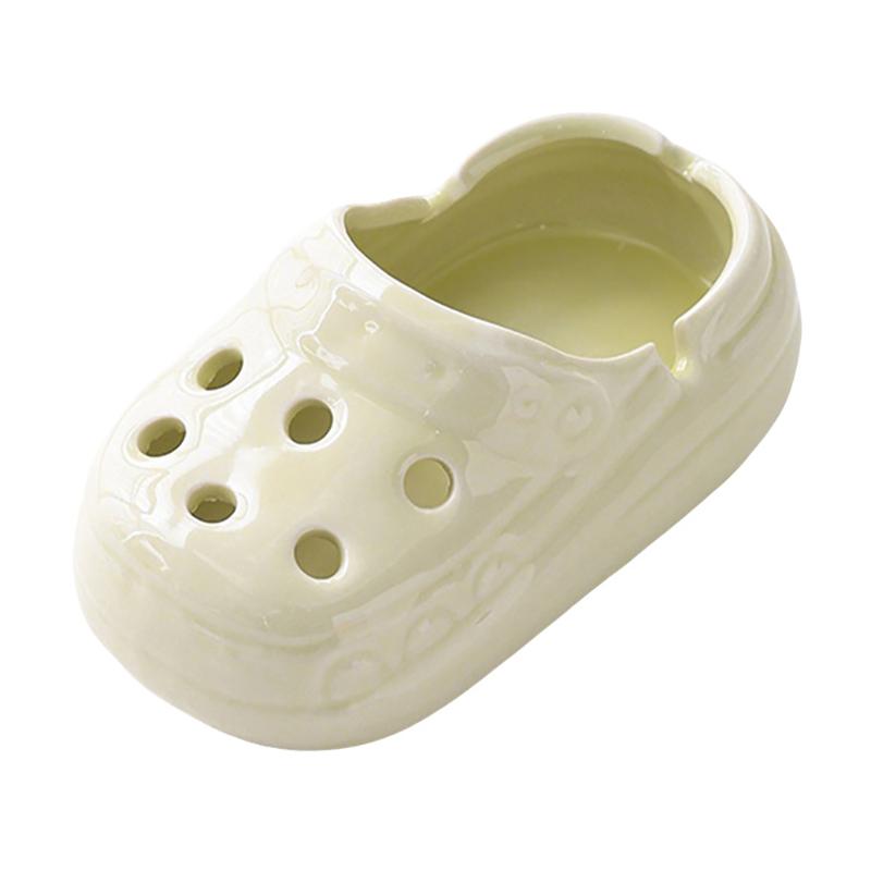 Cave Shoes Ceramic Ashtray Office High Beauty Cute Living Room Home Trendy Ashtray Desktop Anti Fly Ash Ashtray