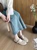 French Retro One-button Mary Jane Shoes for Women To Wear 2025 New Fairy Wind Shallow Mouth Ballet Shoes