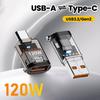 USB 3.2 на Type C Адаптер OTG Быстрая зарядка для iPhone Для MacBook Для iPad Для Huawei 120 Вт 10 Гбит Высокоскоростная передача данных Аудио