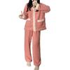 Vmiutyer LLOP Loungewear Available In Five Fluffy Long Open Loose Medium Long Plus Sizes Cute for Autumn and Winter Women's Pajamas, Colors, Two-Piece