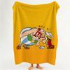 comic A Asterix Throw Flannel Throw Blanket Suitable for Sofa Living Room Bedroom