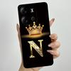 Для Tecno Pop 7 Pro Pop7 BF6 BF7 Чехол для телефона Корона Буква Задняя крышка Мягкий Жидкий силикон Fundas Для Tecno Spark GO 2023 Бампер