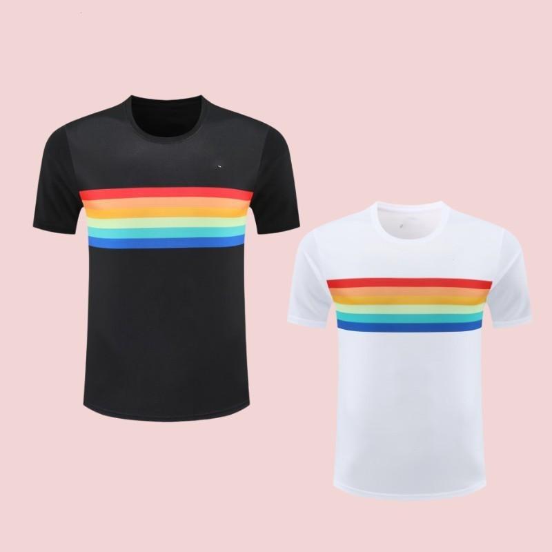 Unisex Quick-Dry Badminton Shirt Short Sleeve Sport T-Shirt Training Competition Breathable Athletic Wear