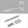 Stainless Steel Safety Razor Traditional Men's Double Edge Shaving Razor Manual Beard Razor Shaving Tool