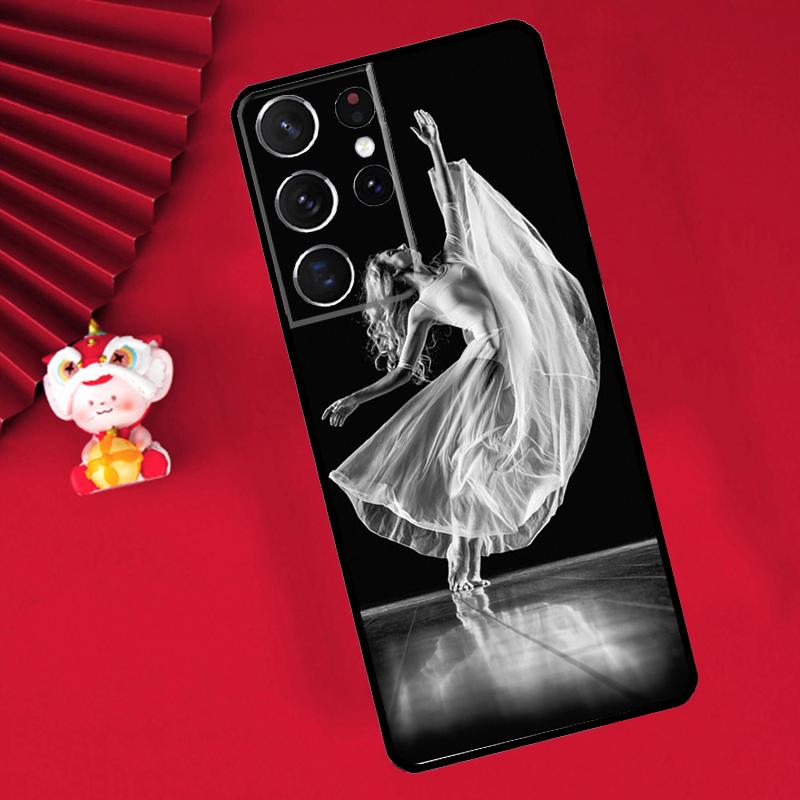 Чехол для Samsung Galaxy S24 Ultra S21 S22 S20 S23 S25 Ultra Plus S9 S10 S25 FE с изображением девочки-балерины Балетный Танцор Cover Funda