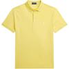 Polo SS24 однотонная рубашка поло с вышитым маленьким пони, облегающая, с коротким рукавом, мужская рубашка поло, желтая MNPOKNI1N822782-700