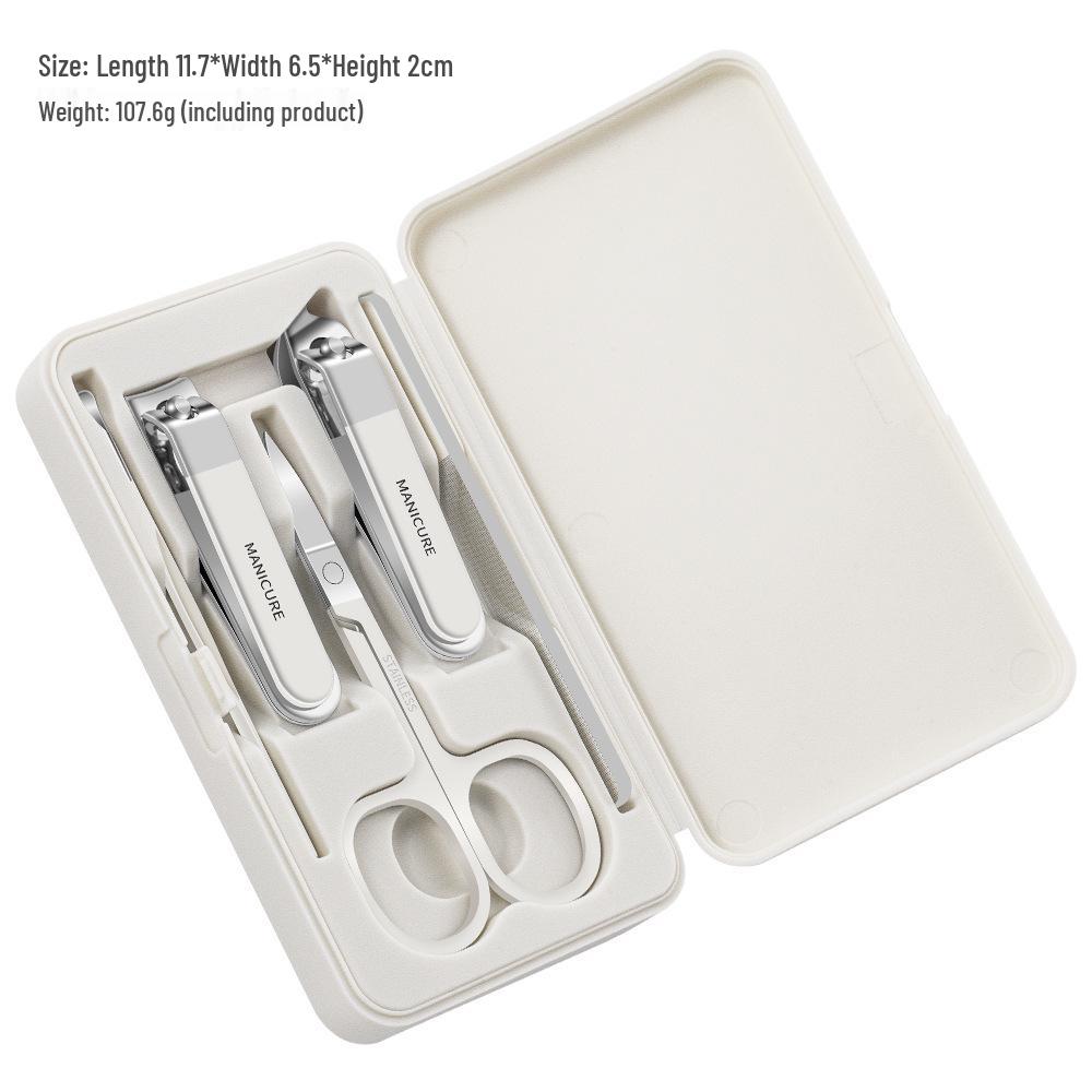Премиальный набор кусачек для ногтей, устойчивый к смазыванию и брызгам, для мужчин и женщин
