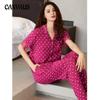 Ladies Love Polka Dot Modal Cotton Double Pocket Cardigan Loungewear Fashion Ladies Ladies Love Polka Dot Modal Cotton Double Pocket Cardigan Loungewear Ladies ...