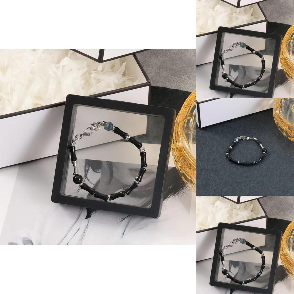 Design Unique Fashion Bracelet For Travel Souvenirs Elegant Black Bamboo Style