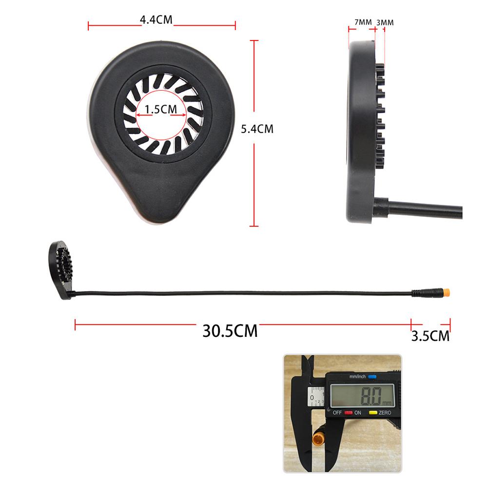 1-Meter Wire Length Electric Bike Sensor Pedal Assist Sensor