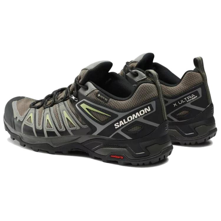 Мужские кроссовки SALOMON X Ultra Pioneer Дышащие Низкие Уличная обувь Мужские Коричневый Черный
