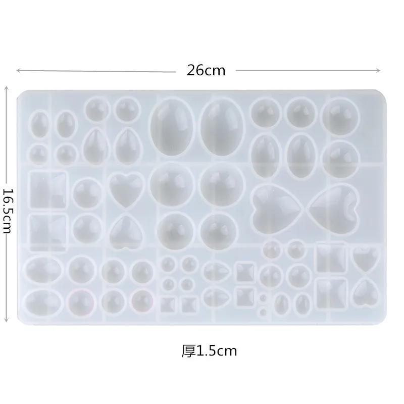 Crystal Silicone Pendant Jewelry Mold Resin Epoxy Casting Mould Craft Tool