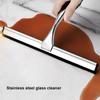 Скребок для стеклянных дверей Эргономичная ручка Нержавеющая Удобная ручка с крючком Легко повесить Скребок для душа для стеклянных дверей Инструмент для чистки окон
